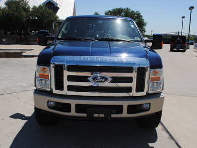 ford f 350 super duty 2008 blue king ranch diesel 8 cylinders 4 wheel drive automatic 76087