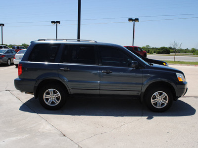 honda pilot 2005 blue suv gasoline 6 cylinders all whee drive automatic 76087