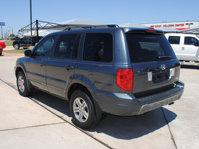 honda pilot 2005 blue suv gasoline 6 cylinders all whee drive automatic 76087