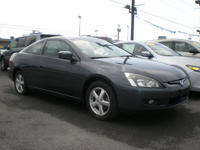 honda accord 2005 gray coupe ex gasoline 4 cylinders front wheel drive automatic 13502