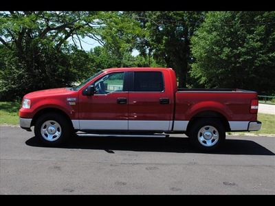 ford f 150 2005 red pickup truck xlt gasoline 8 cylinders rear wheel drive automatic 75570