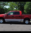 ford f 150 2005 red pickup truck xlt gasoline 8 cylinders rear wheel drive automatic 75570