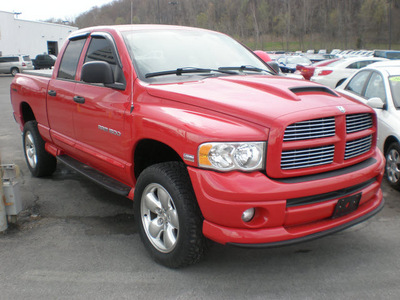dodge ram 1500 2004 red gasoline 8 cylinders 4 wheel drive automatic 13502