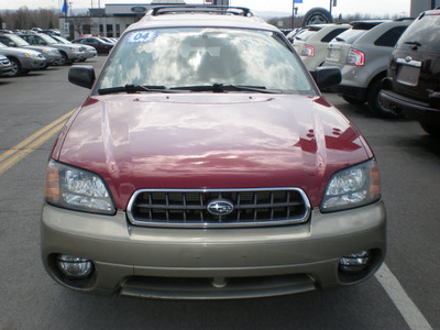 subaru outback 2004 red wagon gasoline 4 cylinders all whee drive automatic 13502
