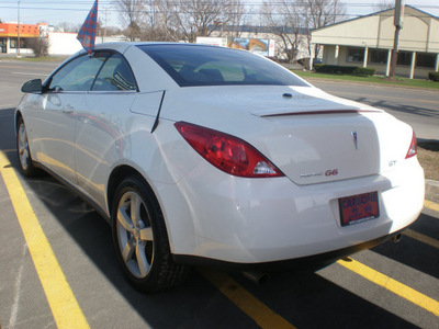 pontiac g6 2007 white gt gasoline 6 cylinders front wheel drive automatic 13502