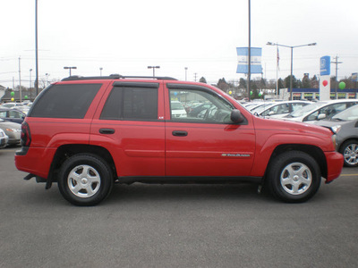 chevrolet trailblazer 2002 red suv gasoline 6 cylinders 4 wheel drive automatic 13502