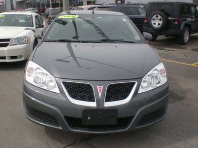 pontiac g6 2009 gray sedan gasoline 4 cylinders front wheel drive automatic 13502