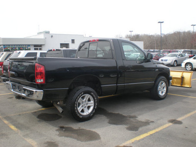 dodge ram 1500 2006 black pickup truck gasoline 8 cylinders 4 wheel drive automatic with overdrive 13502