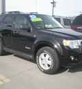 ford escape 2008 black suv xlt gasoline 6 cylinders all whee drive automatic with overdrive 13502