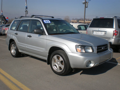 subaru forester 2003 silver suv xs gasoline 4 cylinders sohc all whee drive automatic 13502