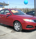 kia optima 2009 maroon sedan gasoline 4 cylinders front wheel drive automatic 13502