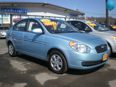 hyundai accent 2009 lt blue sedan gls gasoline 4 cylinders front wheel drive automatic 13502
