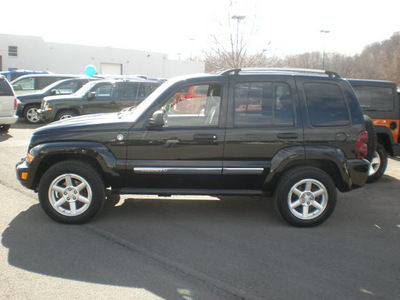 jeep liberty 2007 black suv limited gasoline 6 cylinders 4 wheel drive automatic with overdrive 13502