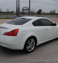 infiniti g37 2008 white coupe gasoline 6 cylinders rear wheel drive automatic 76087