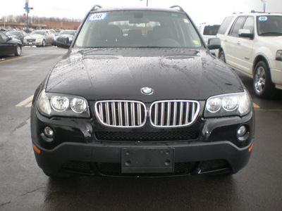 bmw x3 2008 black suv 3 0si gasoline 6 cylinders all whee drive automatic 13502