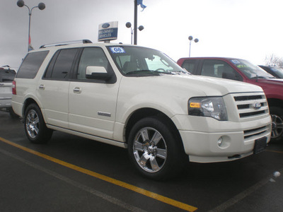 ford expedition 2008 white suv limited gasoline 8 cylinders 4 wheel drive automatic with overdrive 13502