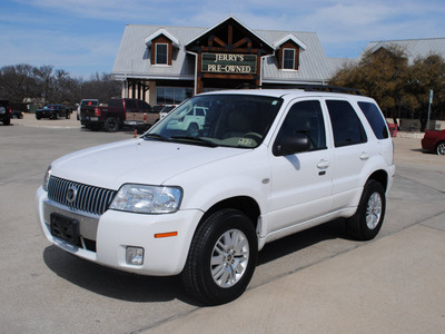 mercury mariner 2005 white suv gasoline 6 cylinders all whee drive automatic with overdrive 76087