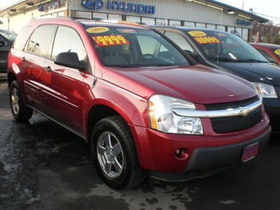 chevrolet equinox 2005 maroon suv ls gasoline 6 cylinders all whee drive automatic 13502