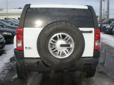 hummer h3 2006 white suv gasoline 5 cylinders 4 wheel drive automatic 13502