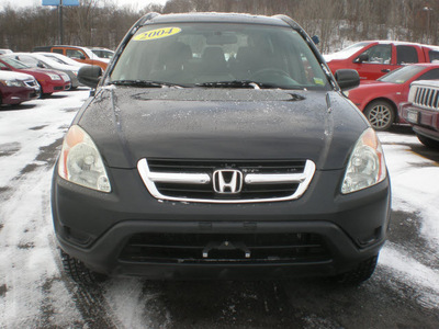 honda cr v 2004 black suv lx gasoline 4 cylinders all whee drive automatic with overdrive 13502