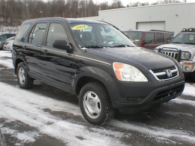 honda cr v 2004 black suv lx gasoline 4 cylinders all whee drive automatic with overdrive 13502