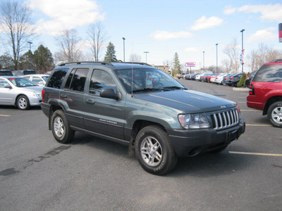 jeep grand cherokee 2004 green suv laredo gasoline 6 cylinders 4 wheel drive automatic with overdrive 13502