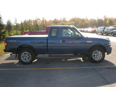 ford ranger 2007 blue gasoline 6 cylinders 4 wheel drive automatic with overdrive 13502