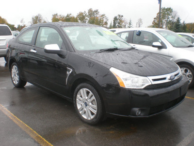 ford focus 2008 black coupe gasoline 4 cylinders front wheel drive automatic with overdrive 13502