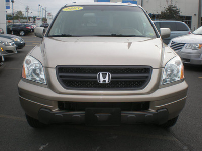 honda pilot 2005 tan suv exl gasoline 6 cylinders all whee drive automatic 13502