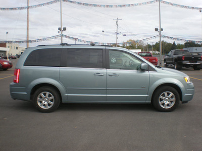 chrysler town country 2008 lt blue van touring gasoline 6 cylinders front wheel drive automatic 13502