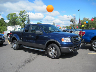 ford f 150 2008 blue flareside gasoline 8 cylinders 4 wheel drive automatic with overdrive 13502