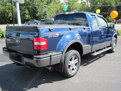 ford f 150 2008 blue flareside gasoline 8 cylinders 4 wheel drive automatic with overdrive 13502