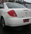 pontiac g6 2007 white sedan gasoline 4 cylinders front wheel drive automatic 13502