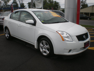 nissan sentra 2008 white sedan gasoline 4 cylinders front wheel drive automatic 13502