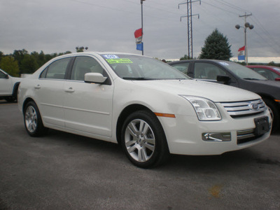 ford fusion 2008 white sedan sel gasoline 6 cylinders all whee drive automatic 13502