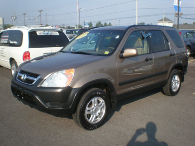 honda cr v 2004 tan suv ex gasoline 4 cylinders all whee drive automatic with overdrive 13502
