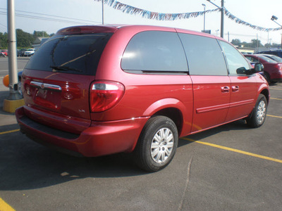 chrysler town country 2005 red van lx gasoline 6 cylinders front wheel drive automatic 13502