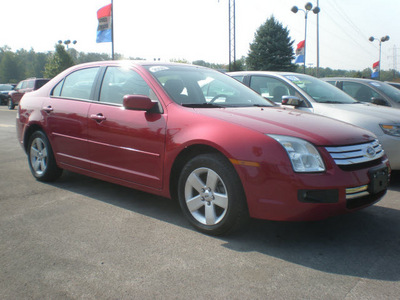 ford fusion 2008 red sedan se gasoline 4 cylinders front wheel drive automatic 13502