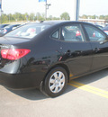 hyundai elantra 2008 black sedan gasoline 4 cylinders front wheel drive automatic 13502