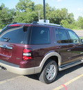 ford explorer 2007 maroon suv eddie bauer gasoline 6 cylinders 4 wheel drive automatic with overdrive 13502