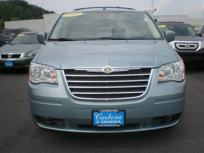 chrysler town country 2008 lt blue van touring gasoline 6 cylinders front wheel drive automatic 13502