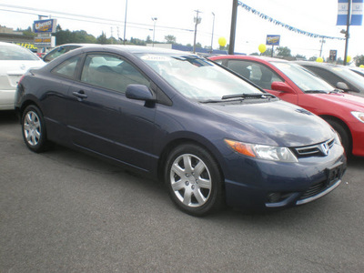 honda civic 2008 blue coupe lx gasoline 4 cylinders front wheel drive automatic 13502