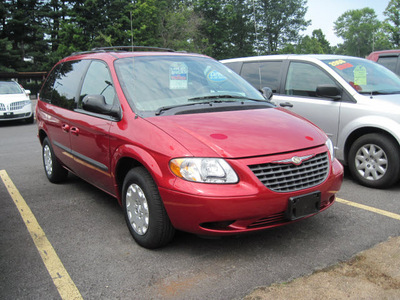 chrysler voyager 2003 red van lx flex fuel 6 cylinders front wheel drive automatic 13502