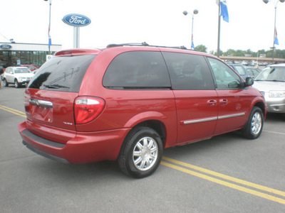 chrysler town country 2005 red van touring gasoline 6 cylinders front wheel drive automatic 13502