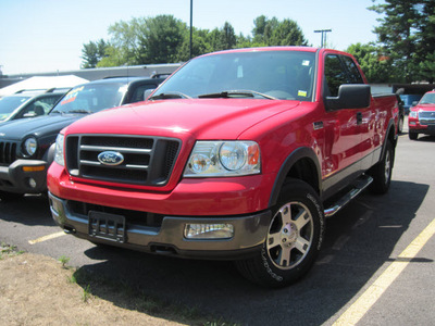 ford f 150 2004 red gasoline 8 cylinders 4 wheel drive automatic with overdrive 13502