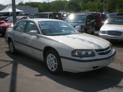 chevrolet impala 2004 white sedan gasoline 6 cylinders front wheel drive automatic 13502