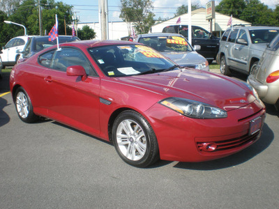 hyundai tiburon 2007 red coupe gs gasoline 4 cylinders front wheel drive automatic 13502