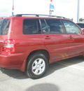 toyota highlander 2003 red suv gasoline 6 cylinders all whee drive automatic with overdrive 13502