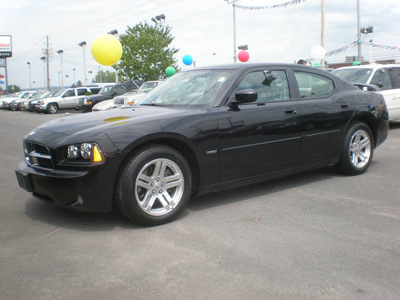 dodge charger 2006 black sedan r t gasoline 8 cylinders rear wheel drive automatic 13502