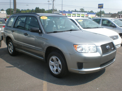 subaru forester 2007 gray suv 2 5 x gasoline 4 cylinders all whee drive automatic 13502